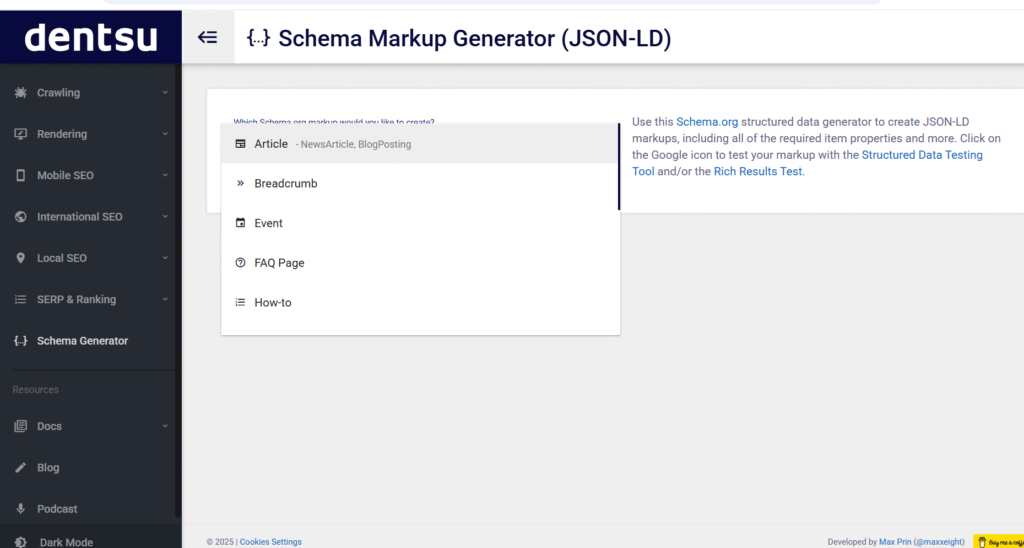 image of schema markupgenerator 
